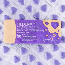 Fildena 100 mg - Purple Triangular Viagra Pills (Sildenafil Citrate)